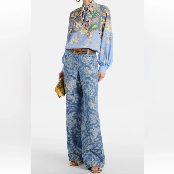 Christian Louboutin Sweet Jane Sandal Flat Platine Gold Leather Ankle Strap 40.5